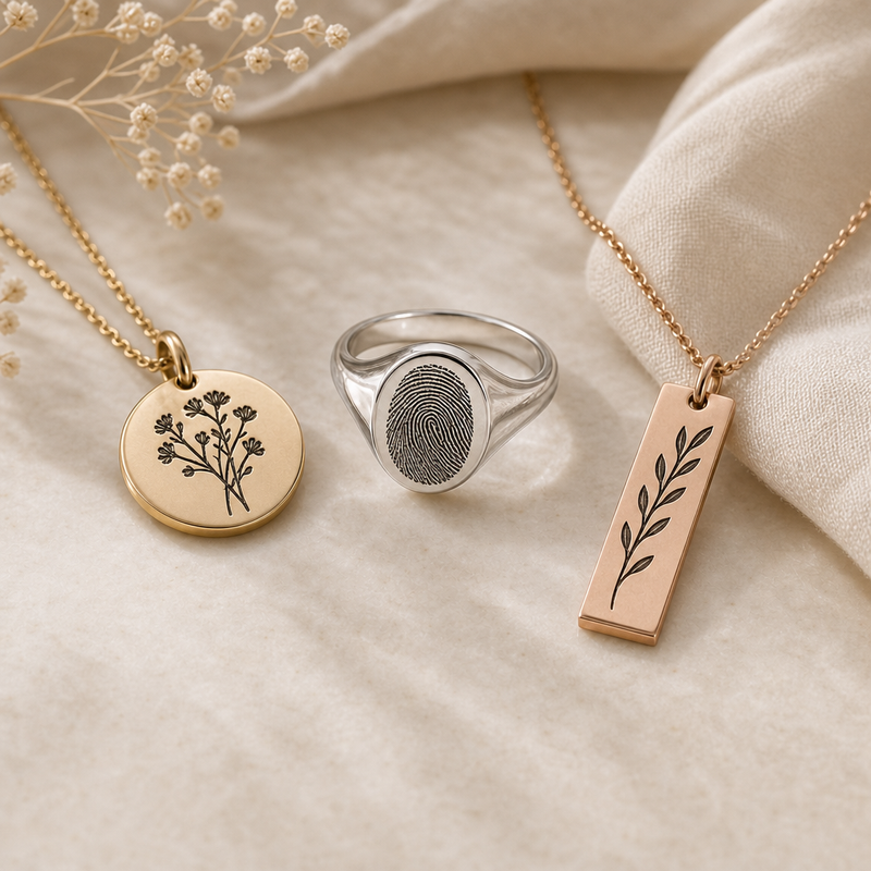 Gravuren auf Schmuck