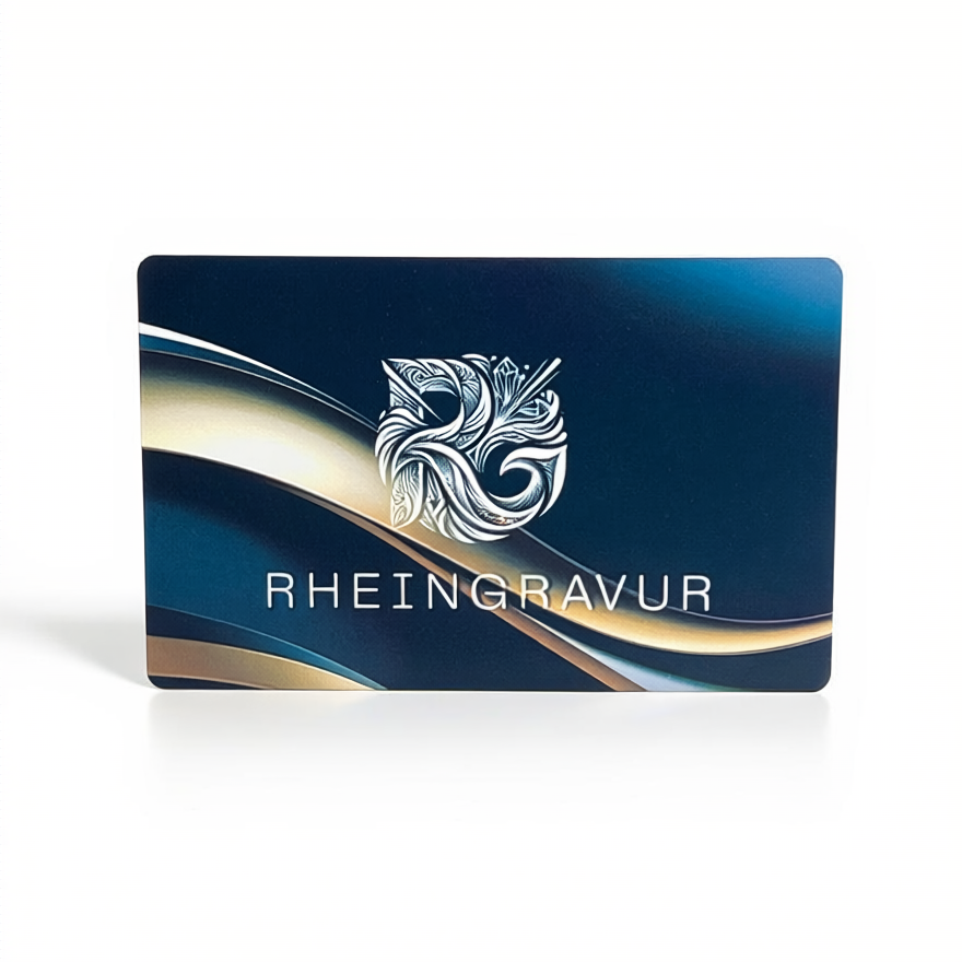Visitenkarten aus Aluminium - Sublimation