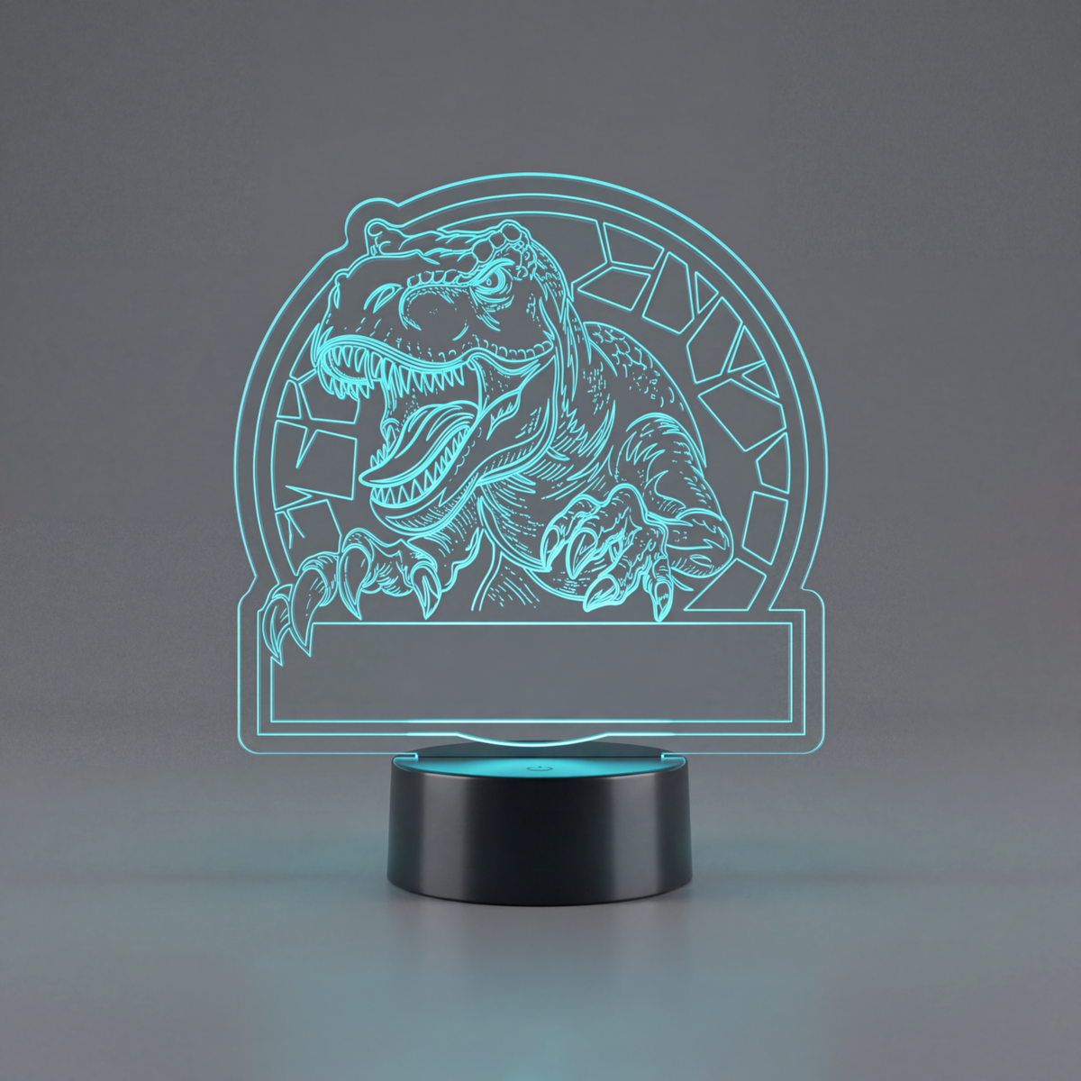 Dino Nachtlicht "T-Rex" mit Name