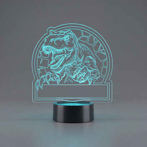 Dino Nachtlicht "T-Rex" mit Name