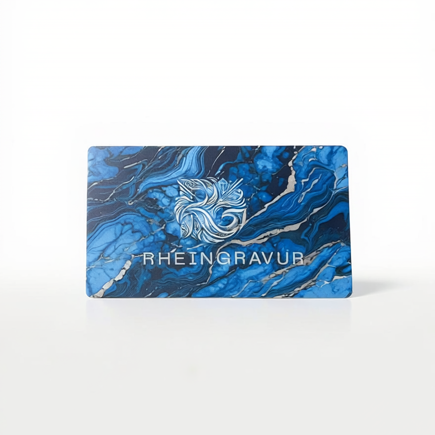 Visitenkarten aus Aluminium - Sublimation