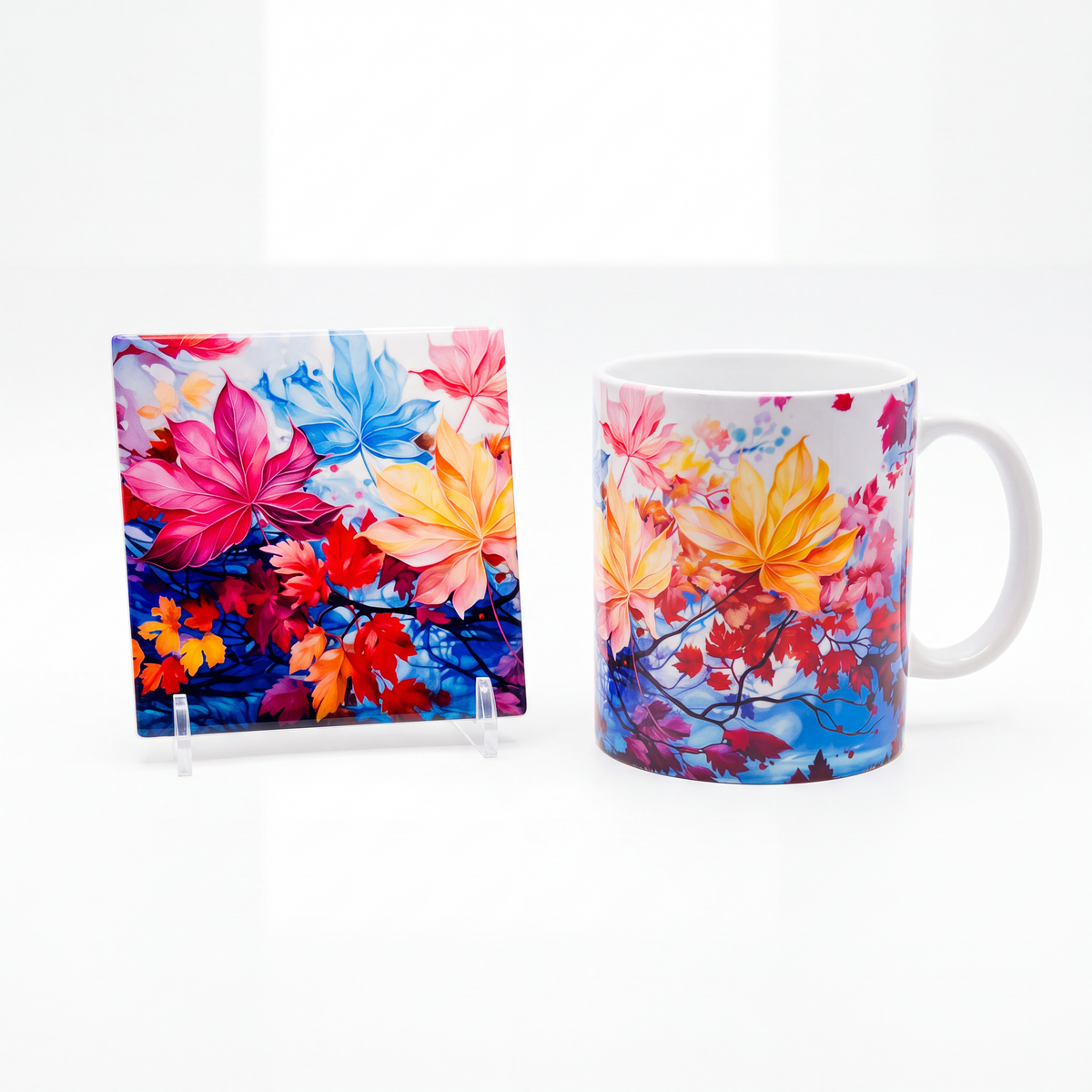 Set - Tasse mit Untersetzer mit Wunschmotiv