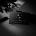 Visitenkarten aus Aluminium