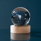 LED Kristallkugel 3D Innengravur