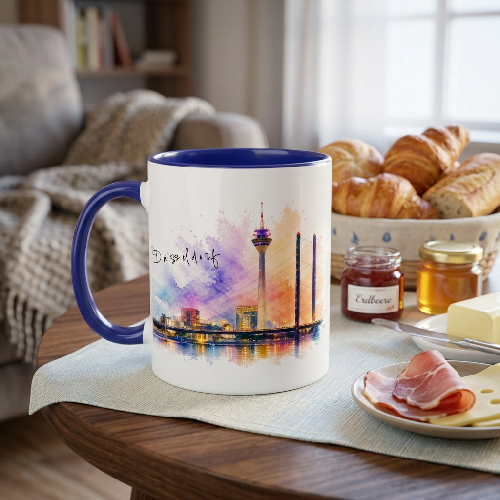 Tasse "TwoTone"  330ml mit Wunschmotiv