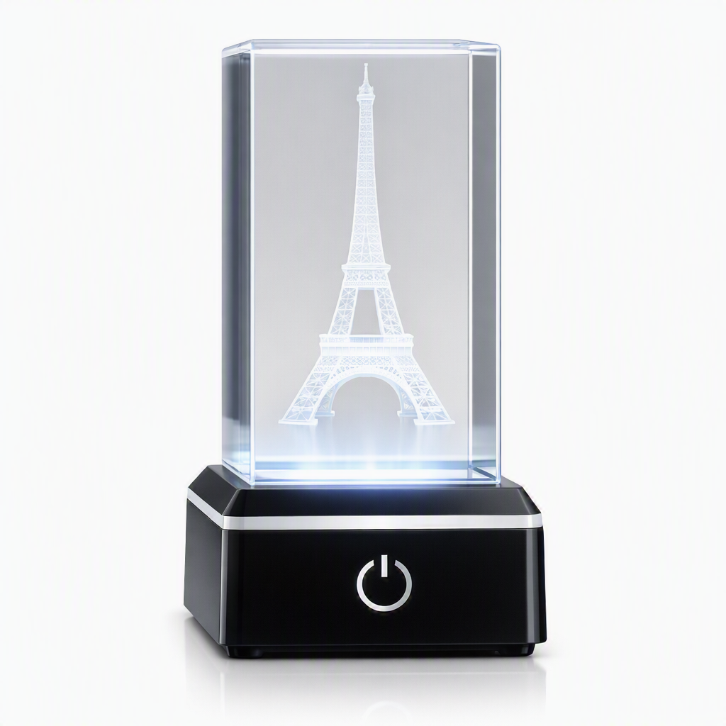 LED Kristall Innengravur